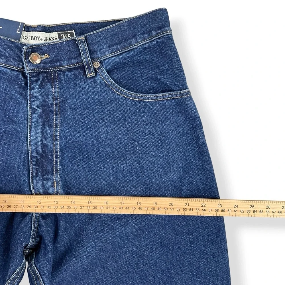 Bugle Boy Jeans Men 34x32 Blue Wide Leg Loose‎ Fit 765 Deadstock VTG 90s NWT